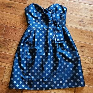 Strapless Polkadot Dress